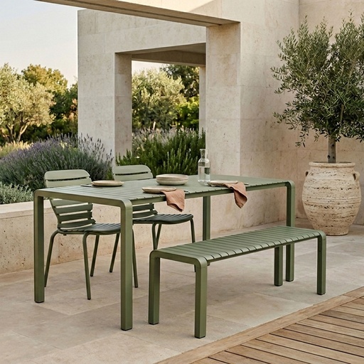 Zuiver Gartentisch Set Vondel Grün – Elegant für Aussenbereich