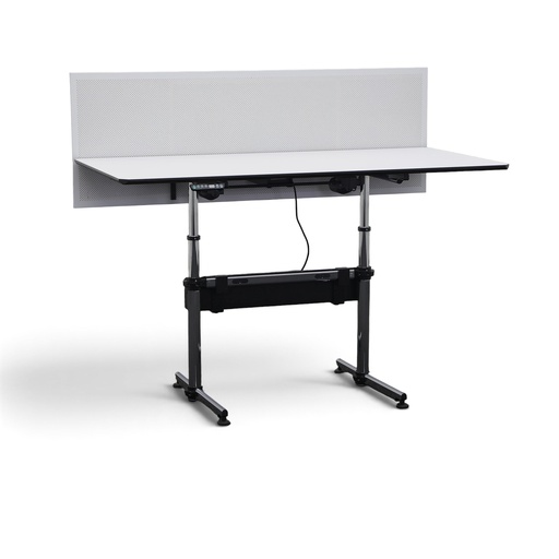 Höhenverstellbarer Schreibtisch mit Tischblende USM Kitos