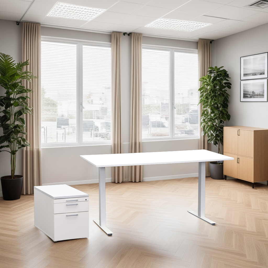 Schreibtisch el. höhenverstellbar Tradingzone Home 2.0