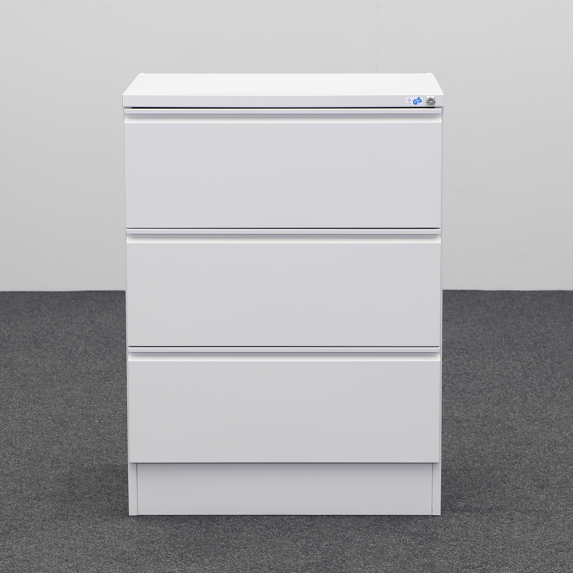 Hängeregisterschrank Lichtgrau Stahl