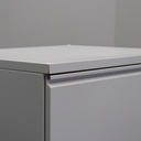Hängeregisterschrank Lichtgrau Stahl