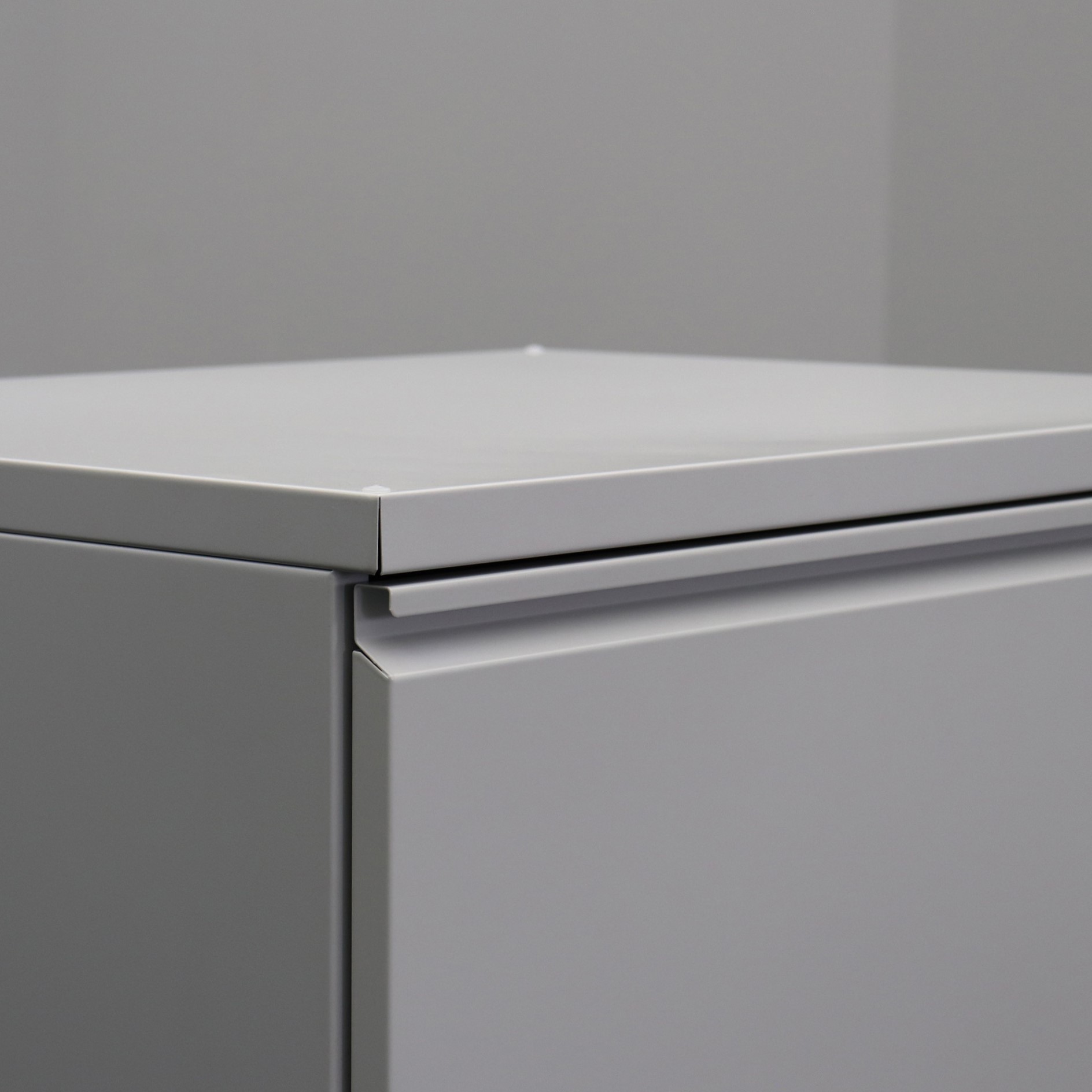 Hängeregisterschrank Lichtgrau Stahl
