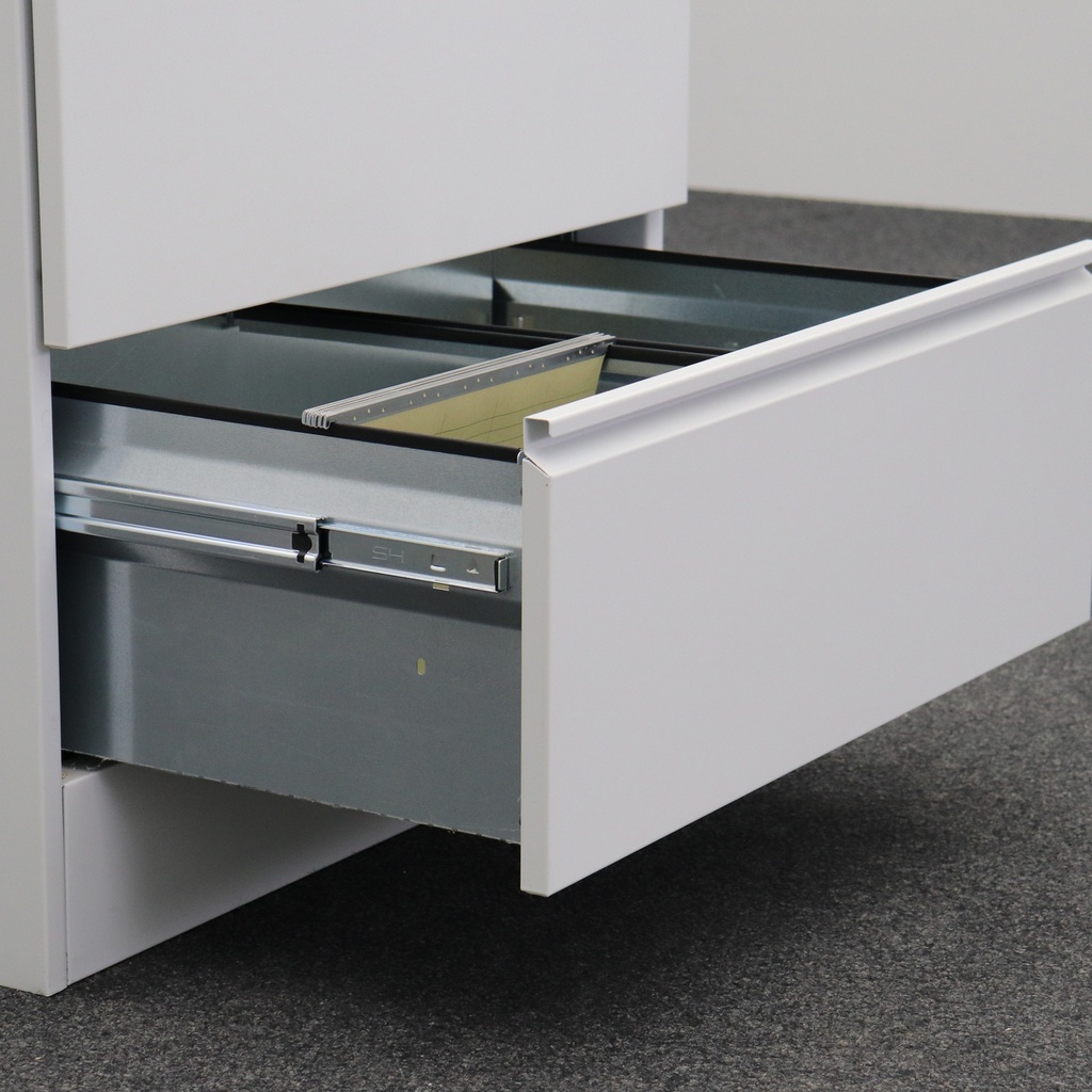 Hängeregisterschrank Lichtgrau Stahl