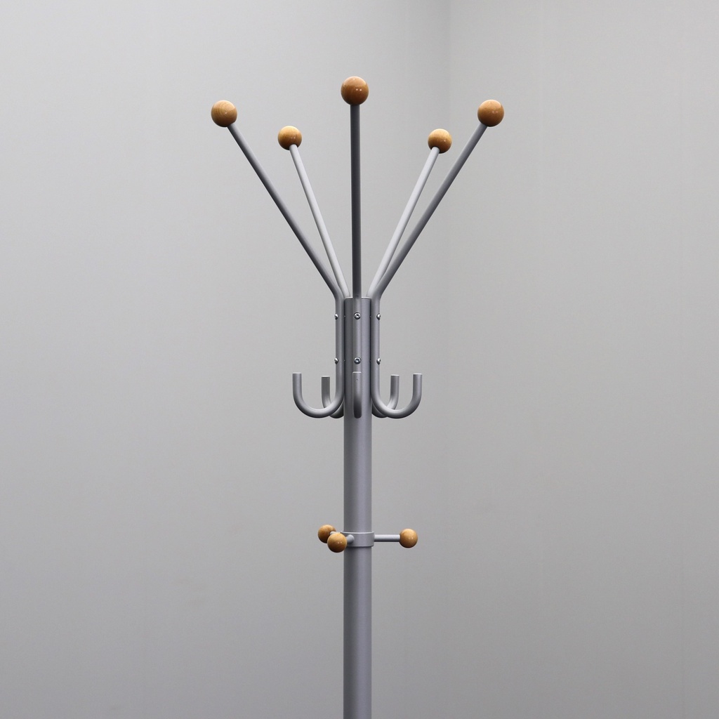 Garderobenständer Silbergrau