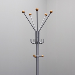 Garderobenständer Silbergrau