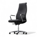 Eleganter Sessel Chairman X Leder Chefsessel Leder schwarz