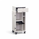 Büro Caddy Haworth C3, weiss, auf Rollen, mit Schublade