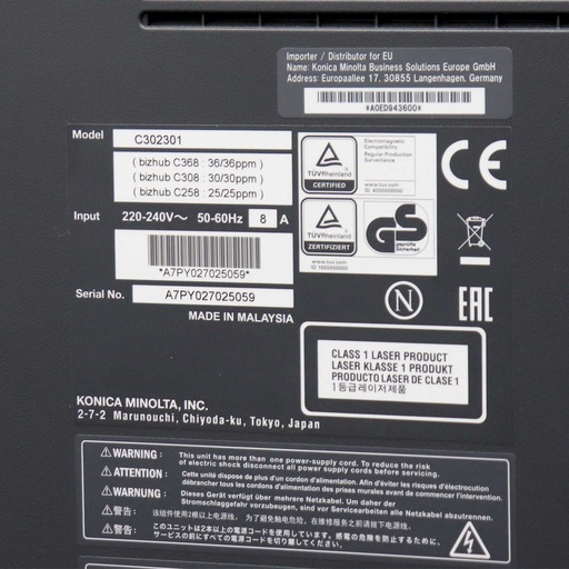 Konica Minolta bizhub C258 Farbdrucker