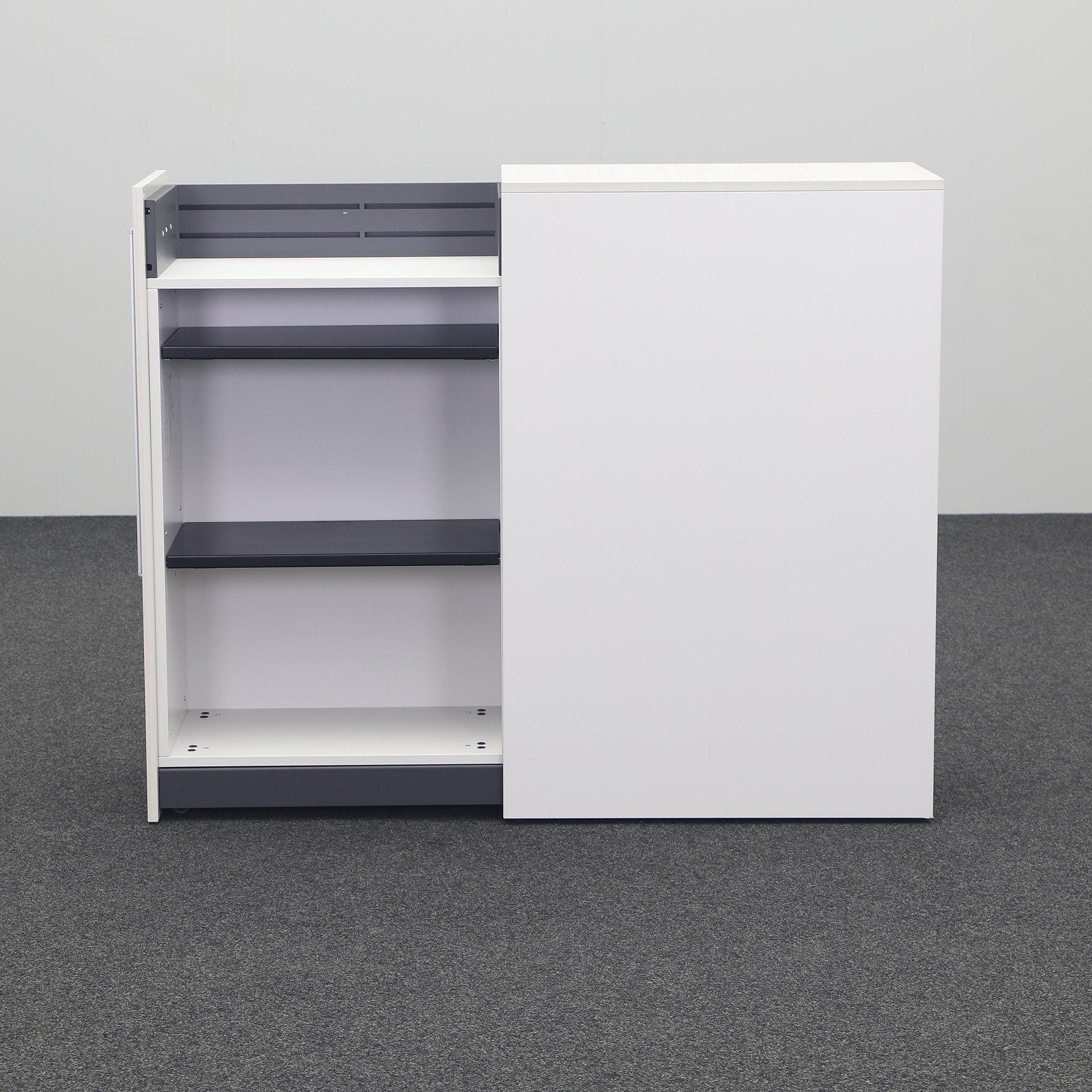 Hochcontainer Steelcase links öffnend