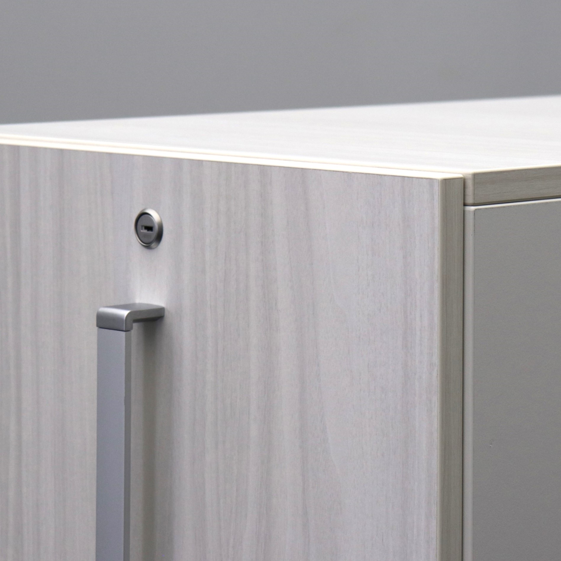 Hochcontainer Steelcase links öffnend