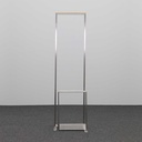 Kleiderständer mit Schirmhalter Chromstahl