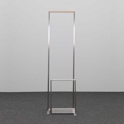 Kleiderständer mit Schirmhalter Chromstahl