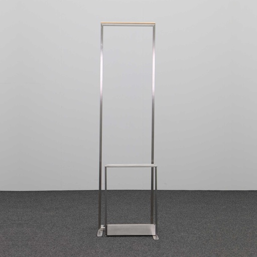 Kleiderständer mit Schirmhalter Chromstahl