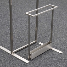 Kleiderständer mit Schirmhalter Chromstahl