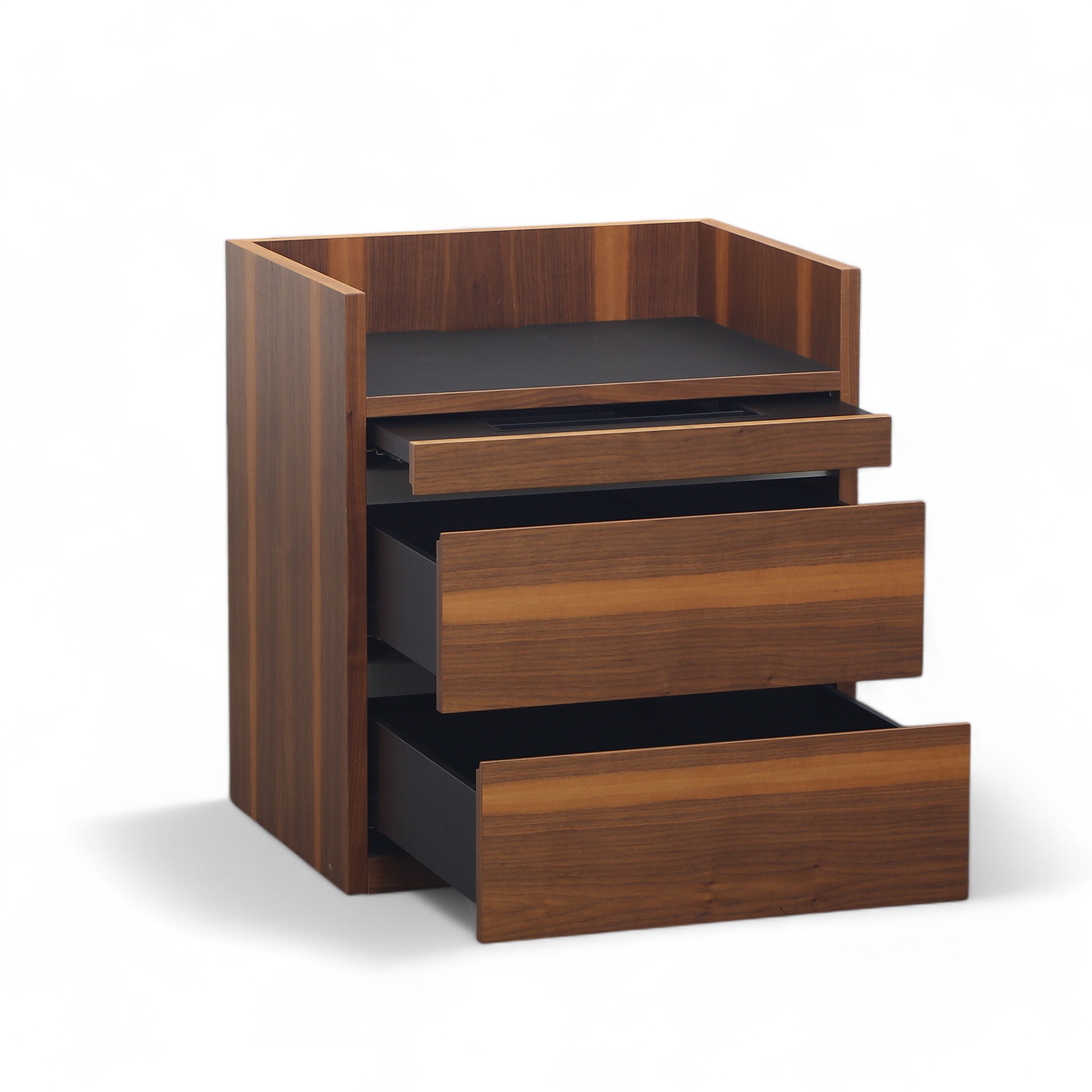 Schubladencontainer Nussbaum