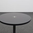 Bistrotisch Linoleum Schwarz