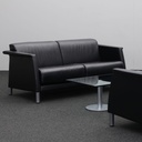 Echtleder Loungegarnitur mit Salontisch