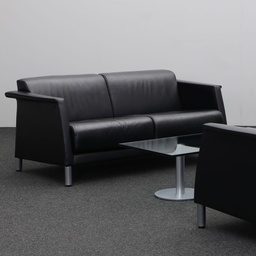 Echtleder Loungegarnitur mit Salontisch