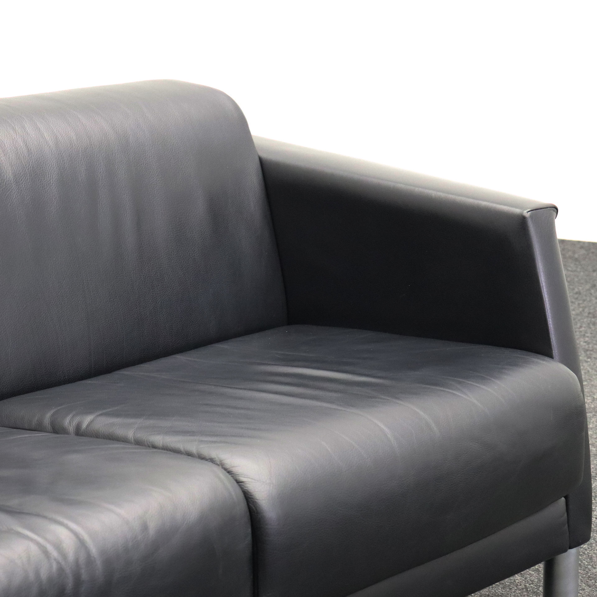 Echtleder Loungegarnitur mit Salontisch