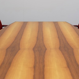 Grosser Nussbaum Besprechungstisch mit Wilkhahn Stühlen