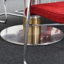 Grosser Nussbaum Besprechungstisch mit Wilkhahn Stühlen