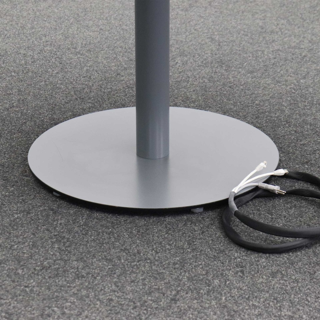 Konferenztisch Lista LO, rund mit Metallfuss