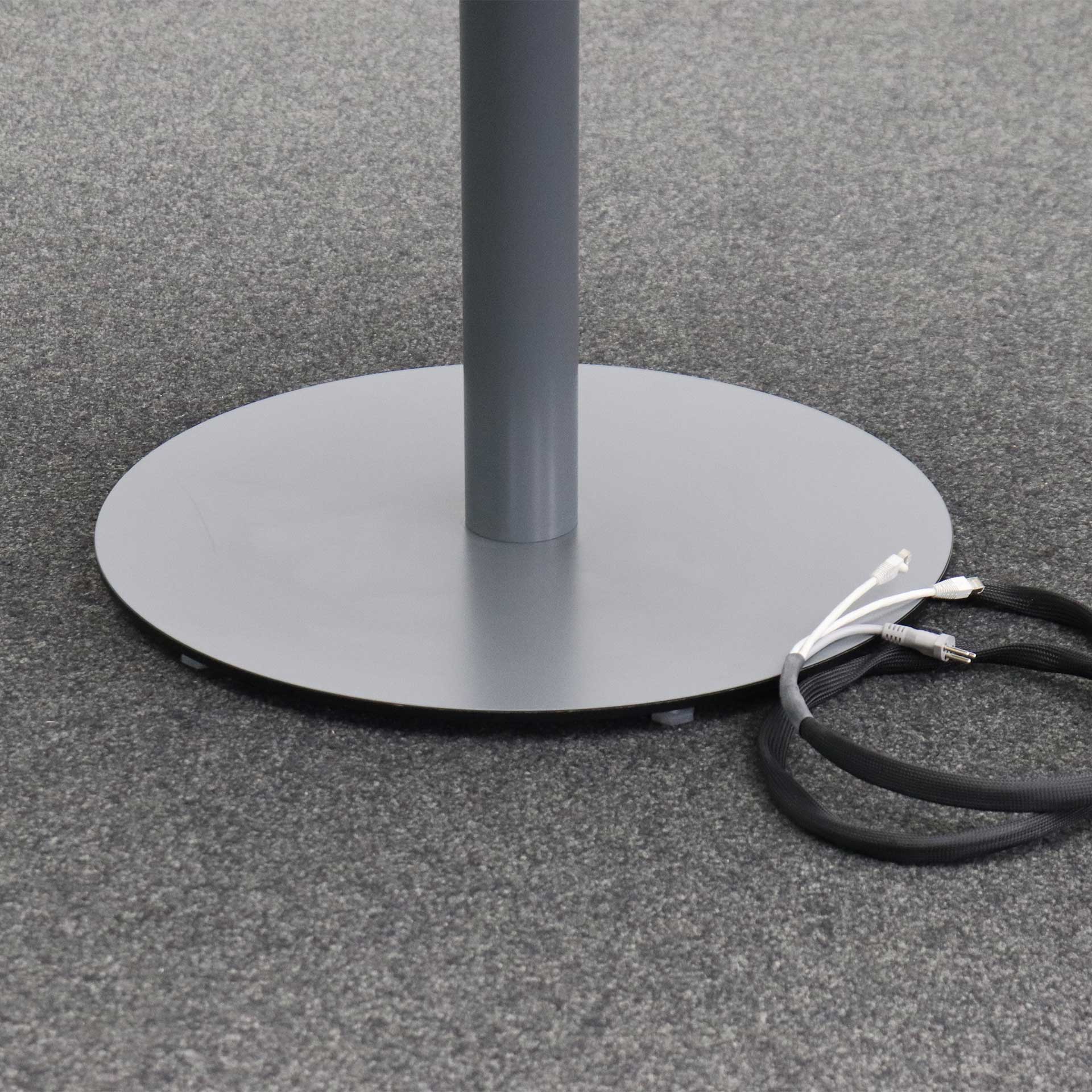 Konferenztisch Lista LO, rund mit Metallfuss