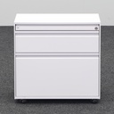 Rollkorpus Lista LO, weiss, Metall