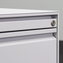 Rollkorpus Lista LO, weiss, Metall