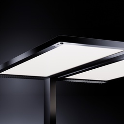 LED Stehleuchte Regent Lightpad Doppelkopf Tunable Office mit U-Form Fuss