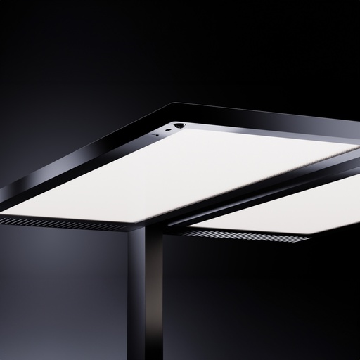 LED Stehleuchte Regent Lightpad Doppelkopf Tunable Office mit U-Form Fuss