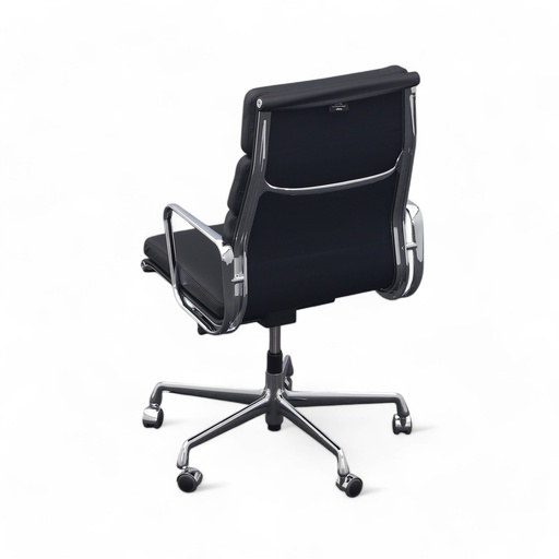 Bürostuhl Vitra EA 219 neuwertig Leder schwarz