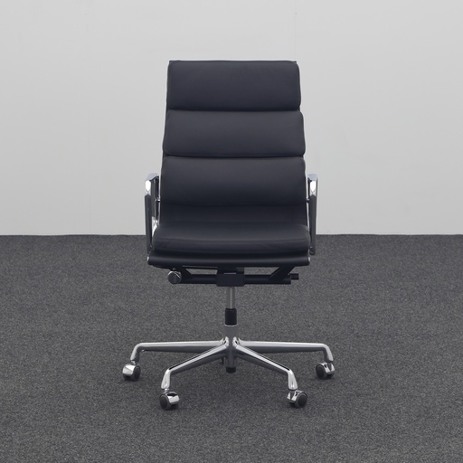 Bürostuhl Vitra EA 219 neuwertig Leder schwarz