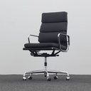 Bürostuhl Vitra EA 219 neuwertig Leder schwarz