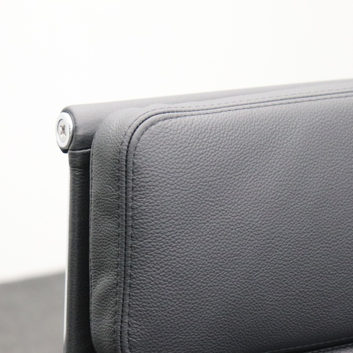 Bürostuhl Vitra EA 219 neuwertig Leder schwarz