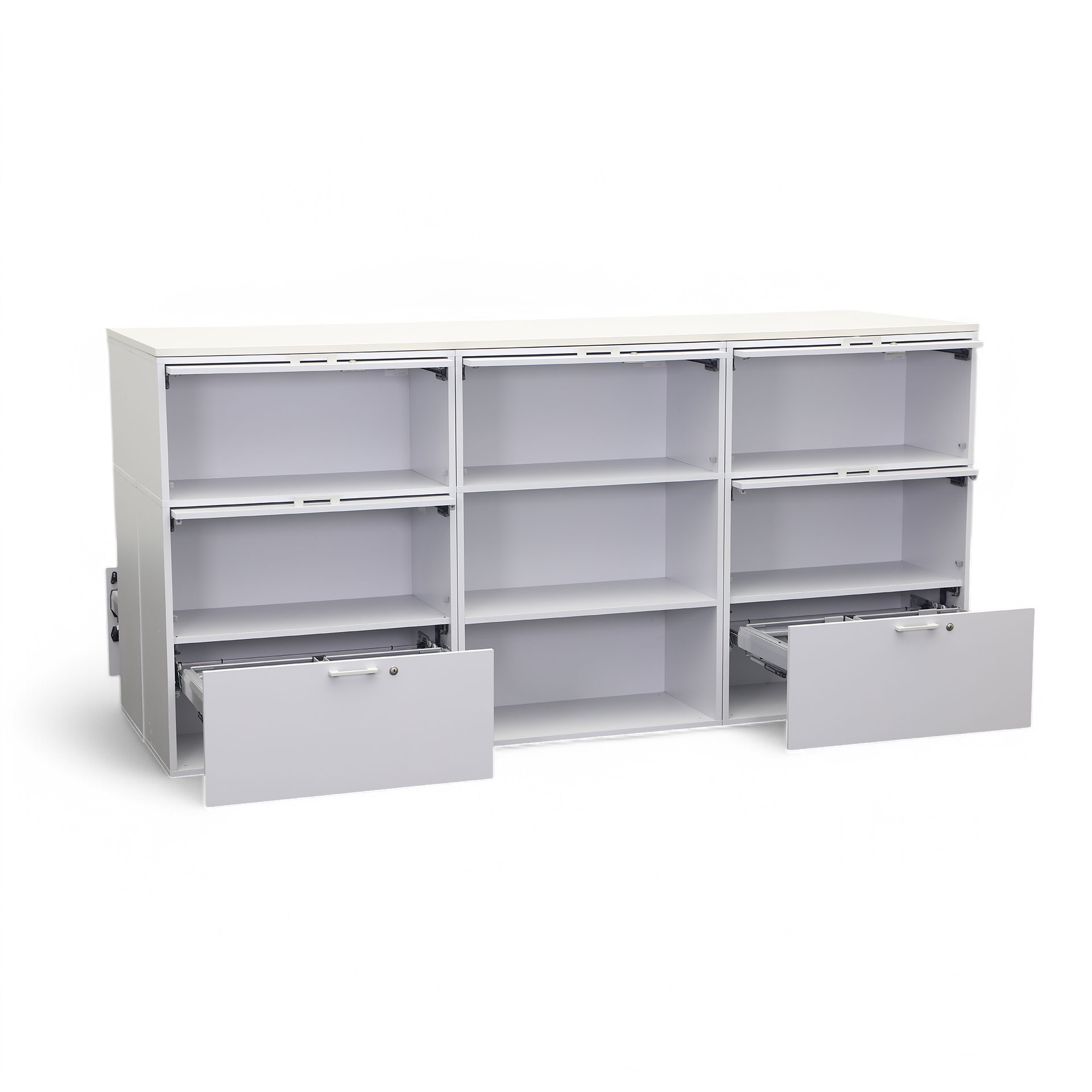 Modulschrank doppelseitig Nivo