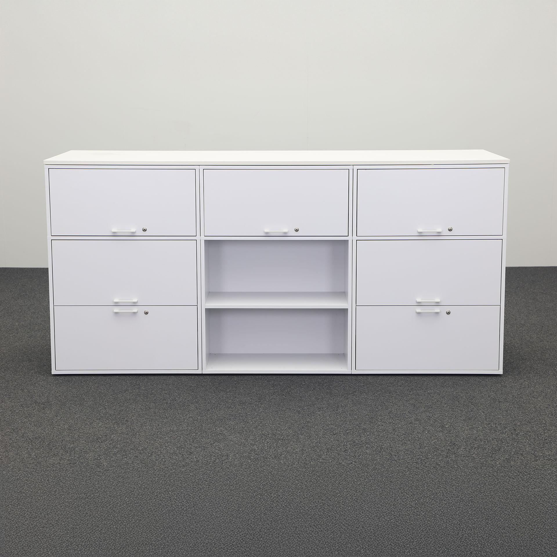 Modulschrank doppelseitig Nivo