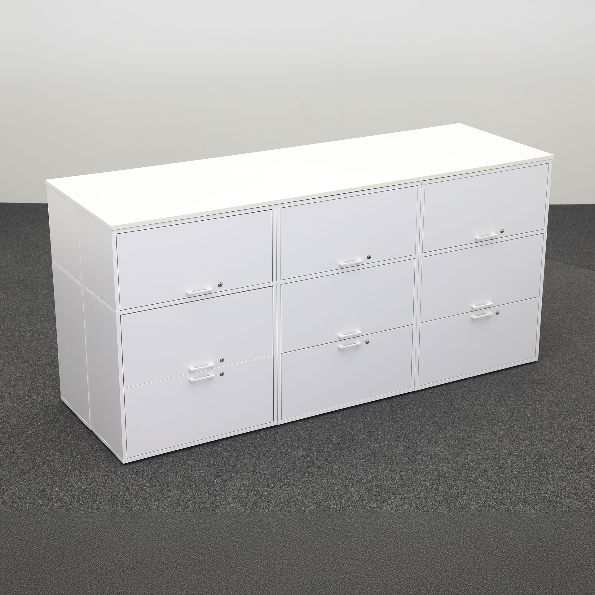 Modulschrank doppelseitig Nivo