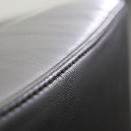 Leder Loungesessel Schwarz