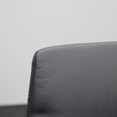 Leder Freischwinger Konferenzstuhl