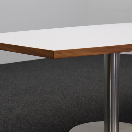 Konferenztisch Bootsförmig Lichtgrau