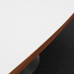 Konferenztisch Bootsförmig Lichtgrau