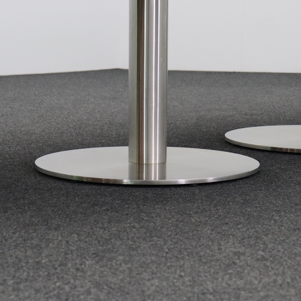 Konferenztisch Bootsförmig Lichtgrau