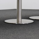 Konferenztisch Bootsförmig Lichtgrau