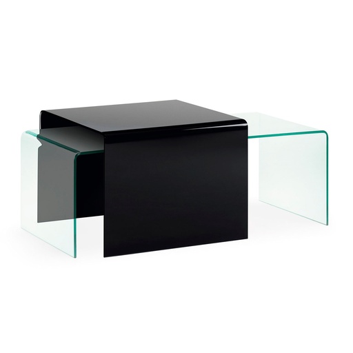 Burano glass coffee table 110 x 50 cm
