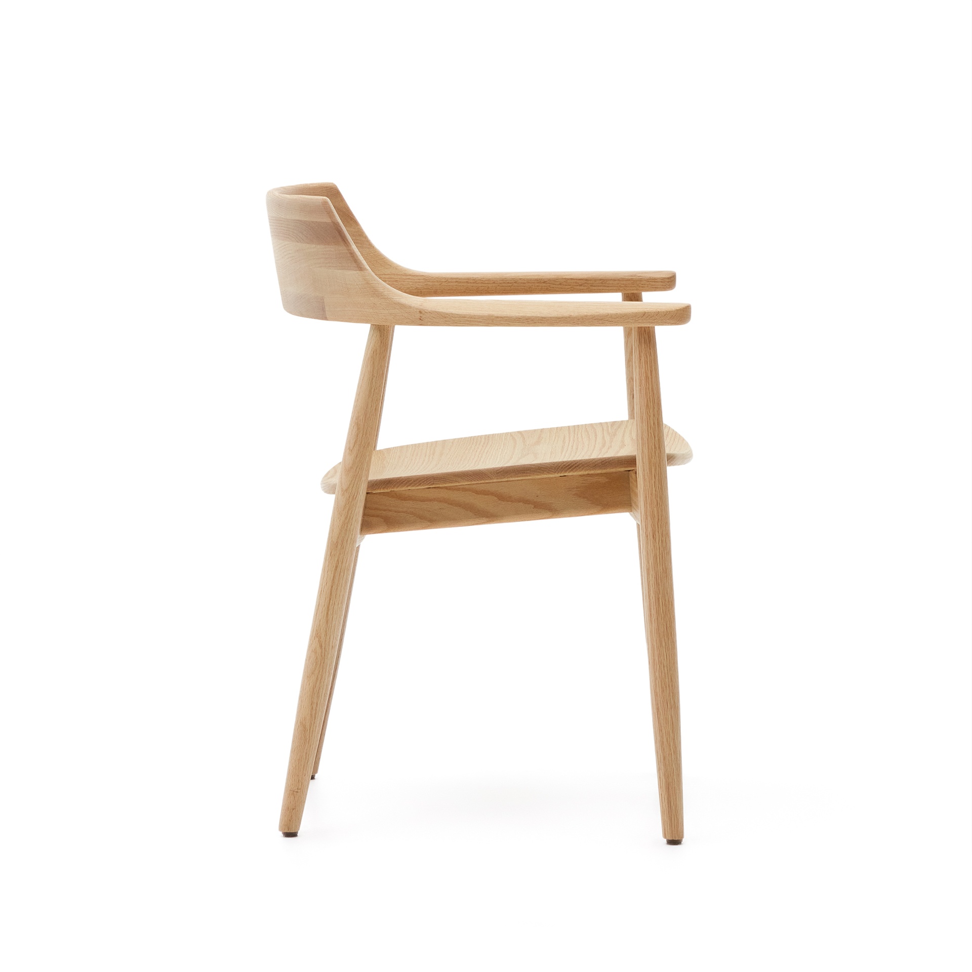 Fondes chair in solid oak wood with natural finish FSC Mix Credit
