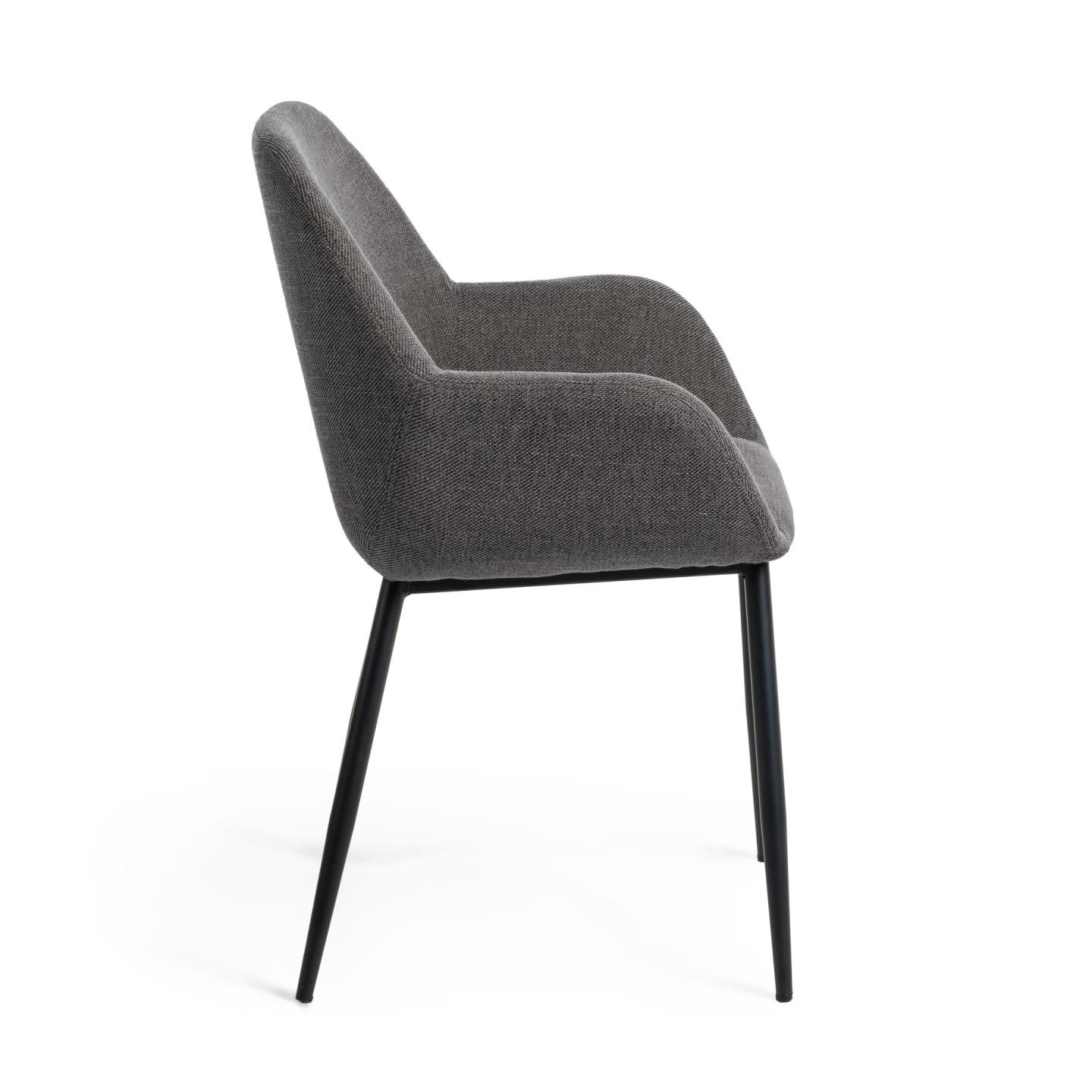 Konna dark grey chair