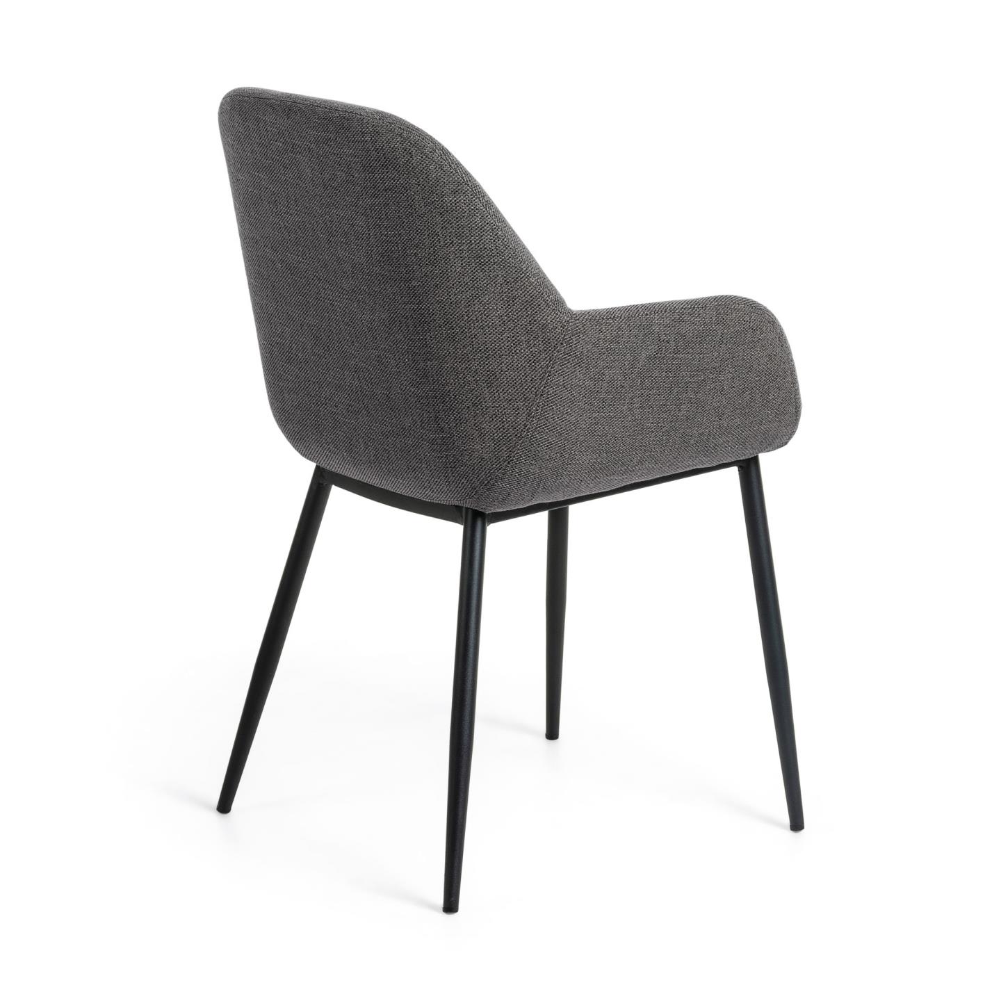 Konna dark grey chair