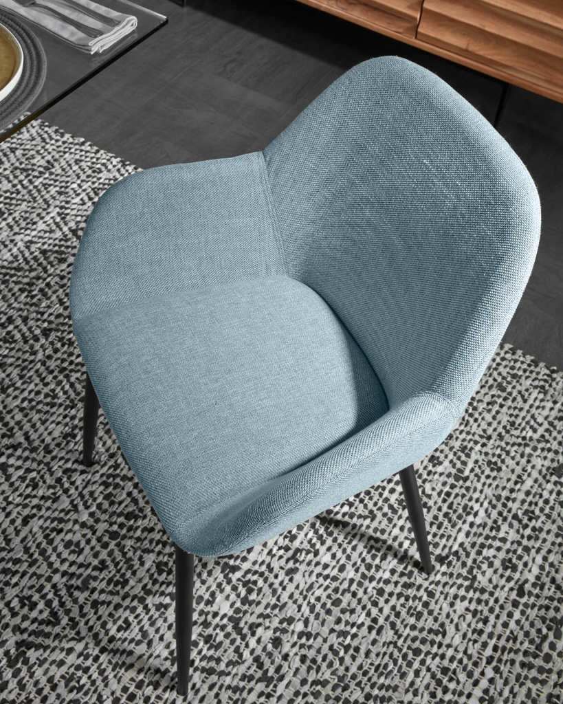 Konna light blue chair