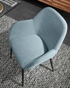 Konna light blue chair